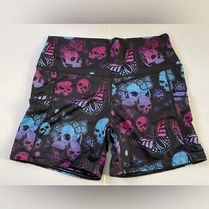 Constantly Varied Gear Skull and Butterfly Workout Shorts
